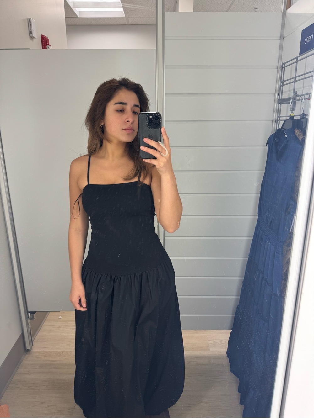Black Spaghetti-Strap Maxi Dress - Women